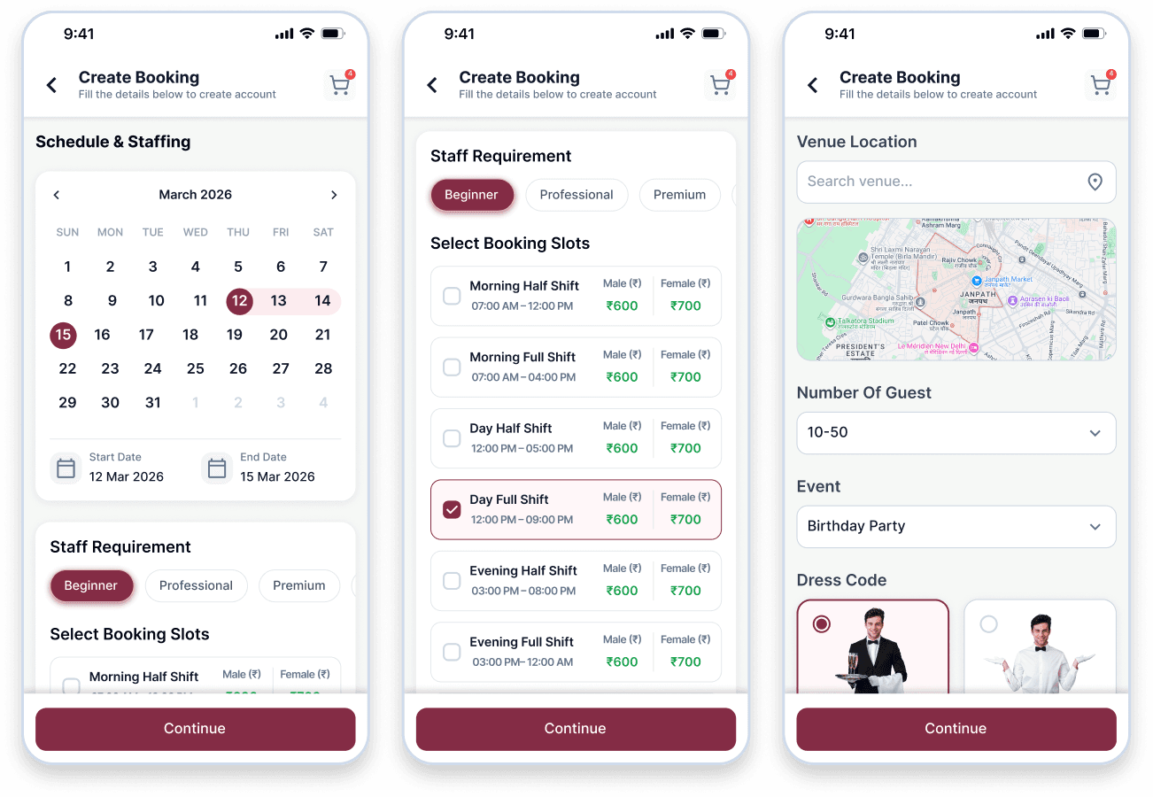 Servouz screenshot 4 - Illustrative Servouz operations workspace, connecting hotel bookings, partner verification, dispatch and attendance.