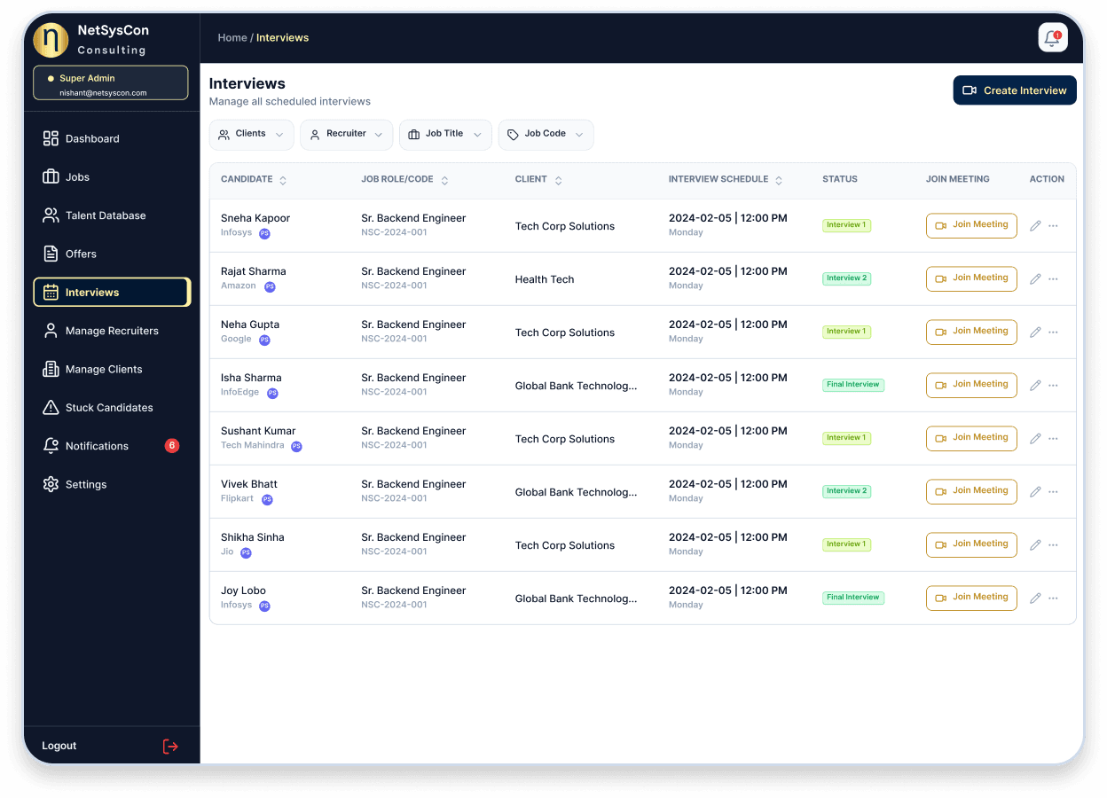 NetSysCon screenshot 4 - Representative platform workspace illustration showing dashboards, records and connected workflows.